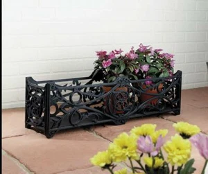 Rectangular Ornate Stratford Planter Window Box Plant Pots Indoor Outdoor G80 - Picture 1 of 1