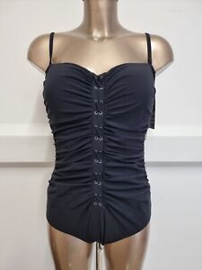 Black Gottex lace up swimsuit X9342013 (55)