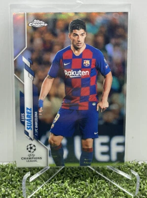 2019-20 Topps Chrome UEFA Champions #71 LUIS SUAREZ Refractor - Image 1 of 2
