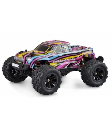 Amewi 22628 Hyper GO Monster Truck Brushless 4WD 1:16 RTR blau/rot - Bild 1 von 4