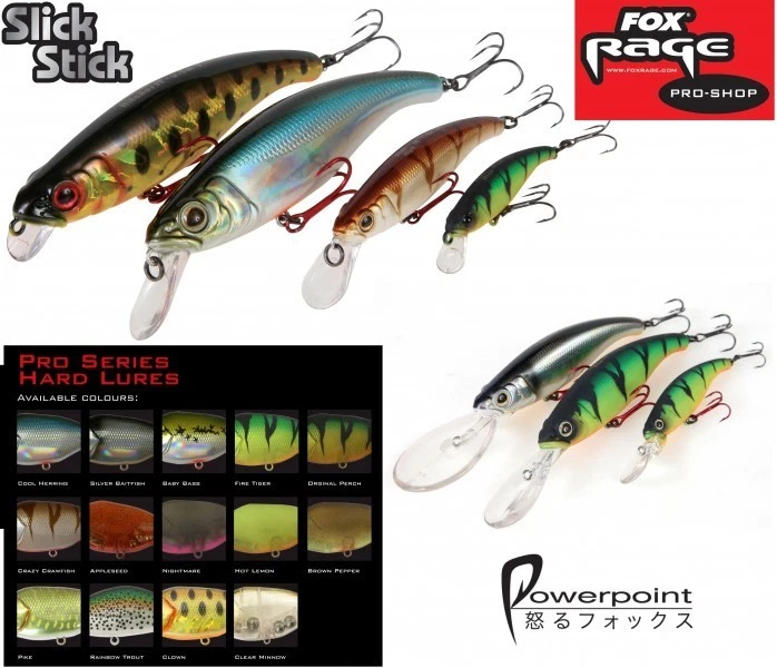 (13,99€/1Stk) Fox Slick Stick Wobbler Jerkbait Kunstköder - Größen und Farben zu - Bild 1 von 1