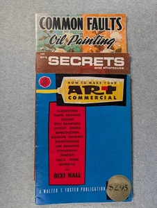 Walter Foster  Lot 3 ART Books How To Common Faults Secrets Shortcuts Commercial - Imagen 1 de 17