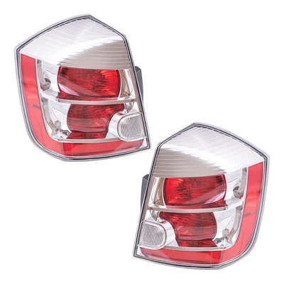 Fits 2007-2009 Sentra Tail Light Chrome Bezel Set 26555ET00B NI2818114 Foto 1 de 4