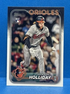 2024 Topps #697 Jackson Holliday RC Image Variation Orioles Baseball Card MLB - Picture 1 of 6