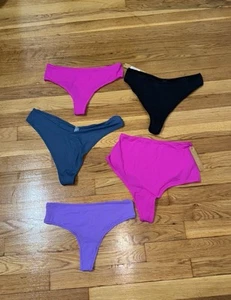 5 Skims size XL Assorted mixed panty lot thongs panties thong bundle NWT - Picture 1 of 6