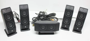 Logitech X-540 5.1 Surround Sound Computer Replacement Speakers ONLY NO SUB - Picture 1 of 1
