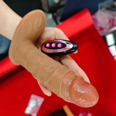可穿戴逼真推力 Dildo 振动器 G 点性玩具女式遥控器 — 第 1/4 张图片