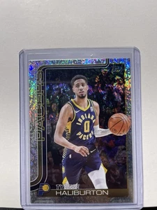2025-26 Topps Basketball Tyrese Halliburton Victory Parallel - Picture 1 of 2