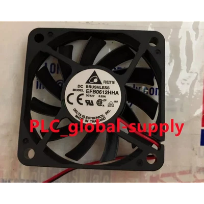 EFB0612HHA New In Box Delta Cooling Fan12V 0.25A 60*60*10MM 2wires Fast Shipment - Image 1 of 4