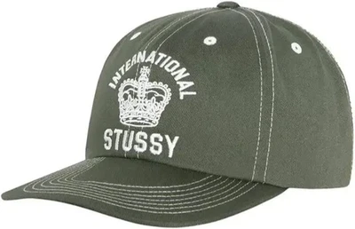SOMBRERO STÜSSY INTERNATIONAL PERFIL MEDIO - OLIVA OSCURO Foto 1 de 2