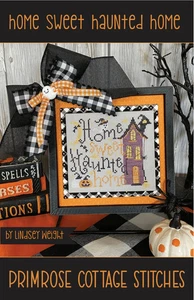 Primrose Cottage Stitches Cross Stitch Pattern ~ Home Sweet Haunted Home - Picture 1 of 2
