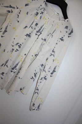  See U Soon Damen Bluse  Elfenbein-Multicolore (Beige/Blue), Gr. 34 - Bild 1 von 4