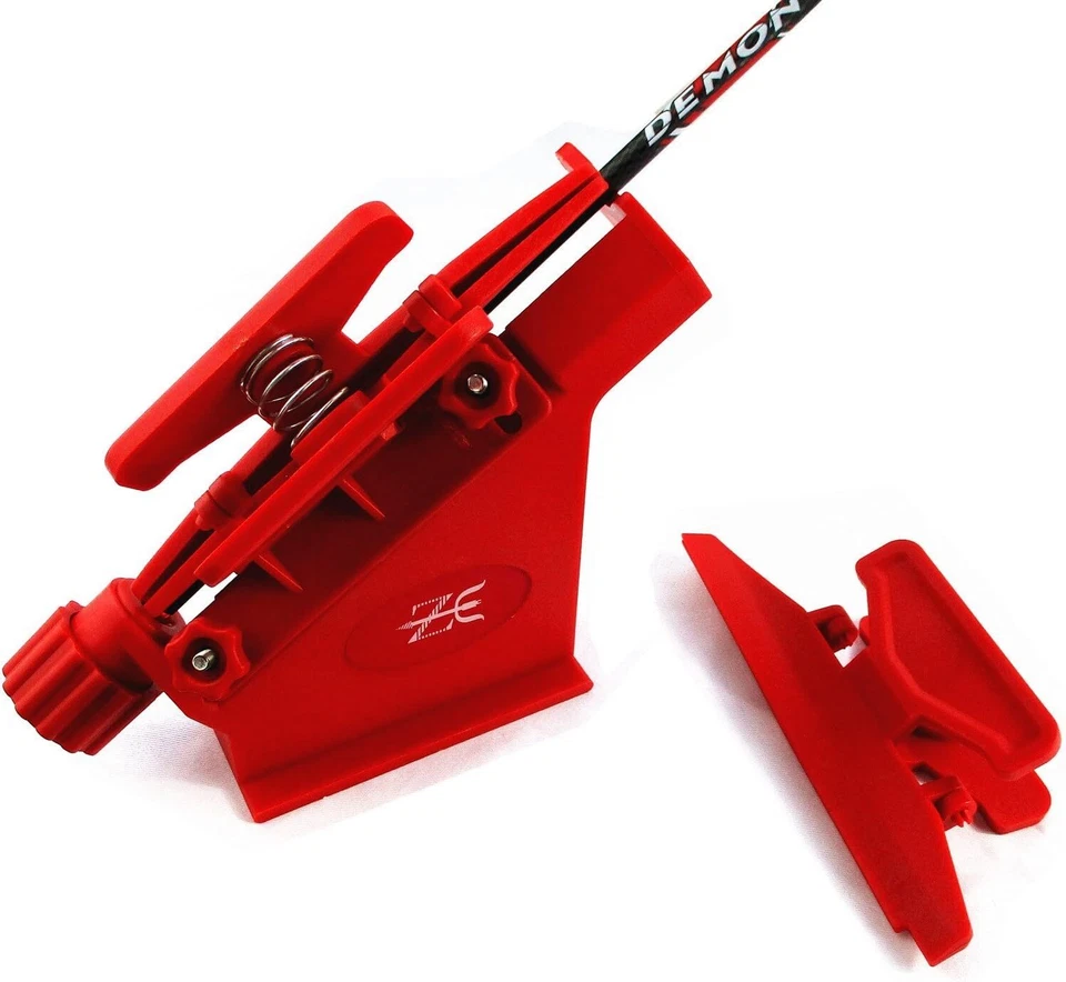 Adjustable Fletching Jig Straight Helix Tool With Clamp for DIY Archery Arrows