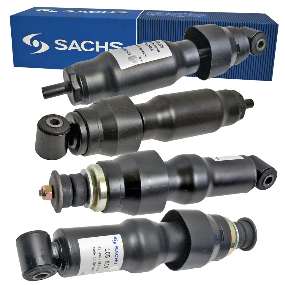 4 SACHS Stoßdämpfer verstärkt vorne + hinten für VW Transporter T4 VW T4 Bus - Bild 1 von 1