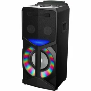 JVC LED Bluetooth Party Speaker with Built-In DVD Player HDMI FM USB AUX 60W RMS - Picture 1 of 4