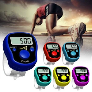 LED Finger Tally Counter Digital LCD Electronic Hand Finger Tally Counter Device - Picture 1 of 29