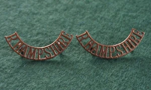 The Royal Hampshire Regiment Shoulder Titles - 1946-1992 - Picture 1 of 3