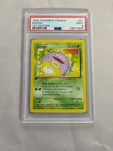 Pokemon French Graded 9 First Edition Smogo 51/102 - Picture 1 of 2