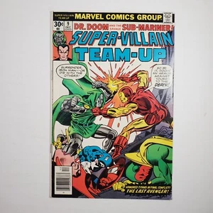 Marvel Comics Super-Villain Team-Up #9 FN Key 1st Battle Iron Man vs Dr. Doom - Picture 1 of 8