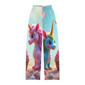Adorable Unicorn Kids Lounge Pants, Fun Sleepwear, Pajama Pants, Gifts for [...] - Picture 1 of 5