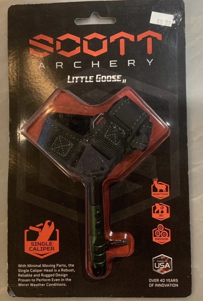 SCOTT Archery Little Goose V2 Single Caliper Release in Green