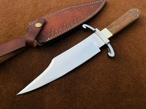Custom Handmade 5160 Spring Steel Coffin Bowie Knife With Bart Moore Guard 2 - Picture 1 of 8