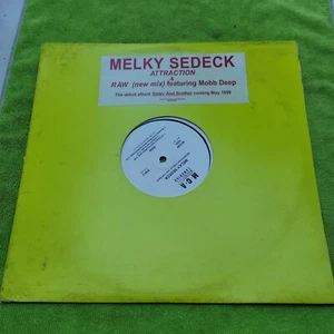 Melky Sedeck Featuring Mobb Deep Raw / Attraction 1990s Hip Hop DJ 12" record - Picture 1 of 5