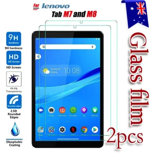 2X For Lenovo Tab M7 (3rd/2nd Gen) & Tab M8 Tempered Glass Screen Protector Film - Picture 1 of 10