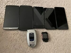 Lot Of Cell Phones/electronics untested/broken For Parts Only