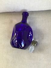 New listing
		Cambridge glass three pinch decanter in cobalt blue with Crystal stopper