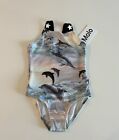 Molo One Piece Swimsuit Dolphin Sunset 12-18 Months New With Tags