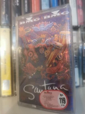 Santana Supernatural FACTORY SEALED Cassette Album  - Image 1 of 4