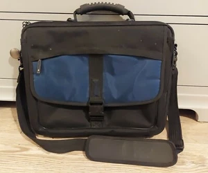 TARGUS Laptop Umhängetasche CBT200 Tragetasche Reisetasche schwarz blau Schutz - Bild 1 von 11