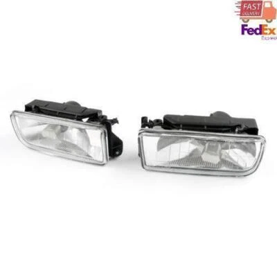 2x Front Bumper Fog Lights Lamps Clear Lens For BMW E36 3 Series 318I 92-98 AU - Image 1 of 4