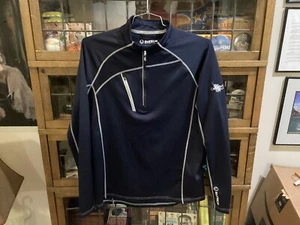 CANTIGNY GC Blue SUNICE 1/4 Zip L/S Performance Golf Pullover SZ M - Cool - Picture 1 of 14