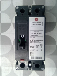 General Electric TMQF22225MM 2 Pole 225A Breaker **Free Shipping** - Picture 1 of 6