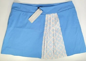 Adidas Golf Skort Womens Size L Tour Accord Pleated Skirt Blue Short Pockets NEW - Bild 1 von 9