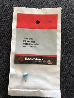 Potenciómetro RadioShack 271-284 100k-Ohm tamaño micro Foto 1 de 2