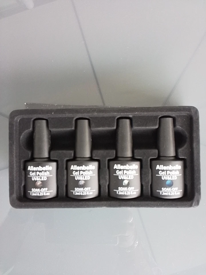 Allenbelle UV Nagellack Thermo Set 4 Farben Mit Geschenkbox,Gel Nagellack - Bild 1 von 1
