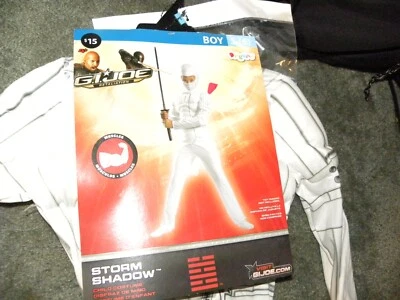 NEW! GI Joe STORM SHADOW Classic Muscle Boys Halloween Dress Up Costume Size S 6 - Image 1 of 2