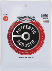 Martin Lifespan 2.0 Treated 12-54 Light Phos Bronze Acoustic Guitar Strings - Picture 1 of 1