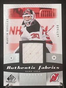 10-11 UPPER DECK SP GAME USED JERSEY - MARTIN BRODEUR #AF-MB NEW JERSEY DEVILS - Picture 1 of 2