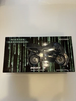 Matrix Reloaded Minichamps 1/12 Model Bike Ducati 996 Diecast 2003 - Image 1 of 4