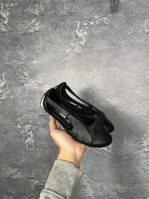  Vintage Y2k Hype Puma Leather Ballet Flats Size 35 - Image 1 of 4