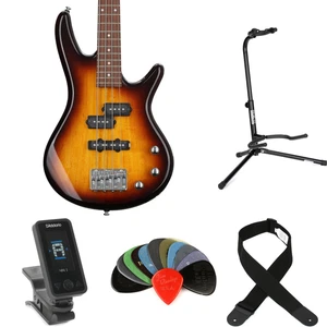 Ibanez miKro GSRM20 Bass Guitar Essentials Bundle- Brown Sunburst - Picture 1 of 1