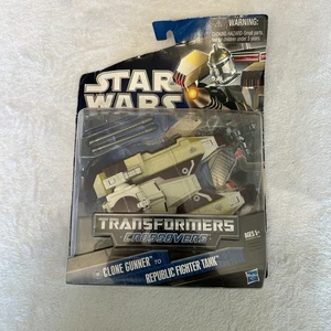 Hasbro Transformers Crossovers Star Wars Clone Gunner Republic Fighter Tank - Foto 1 di 11