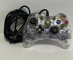 Xbox 360 Clear Purple Remote PL-3602 Controller Afterglow Wired LED - Bild 1 von 8