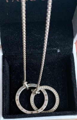 THOMAS SABO Kette mit Anhänger TOGETHER FOREVER mit Zirkonia - Bild 1 von 3