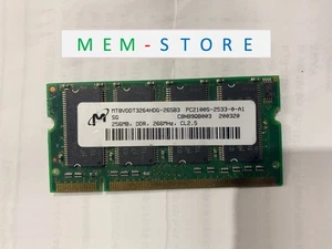 MT8VDDT3264HDG-265B3 Micron 256MB DDR-266MHz PC2100 non-ECC SODIMM RAM Memory - Picture 1 of 6