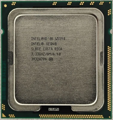 Intel Xeon W5590 3.33GHz 8MB 1333MHz Cache LGA1366 6.40GT/s SLBGE Processor - Image 1 of 2